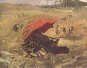 Franz von Lenbach The Red Umbrella (nn02) USA oil painting reproduction